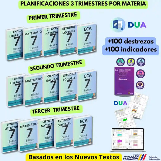 Mega Pack Docente® 7mo de Básica