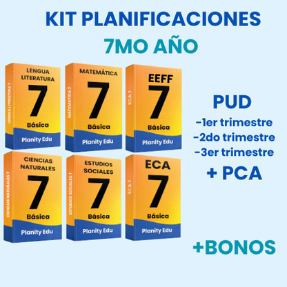 Mega Pack Docente® 7mo de Básica