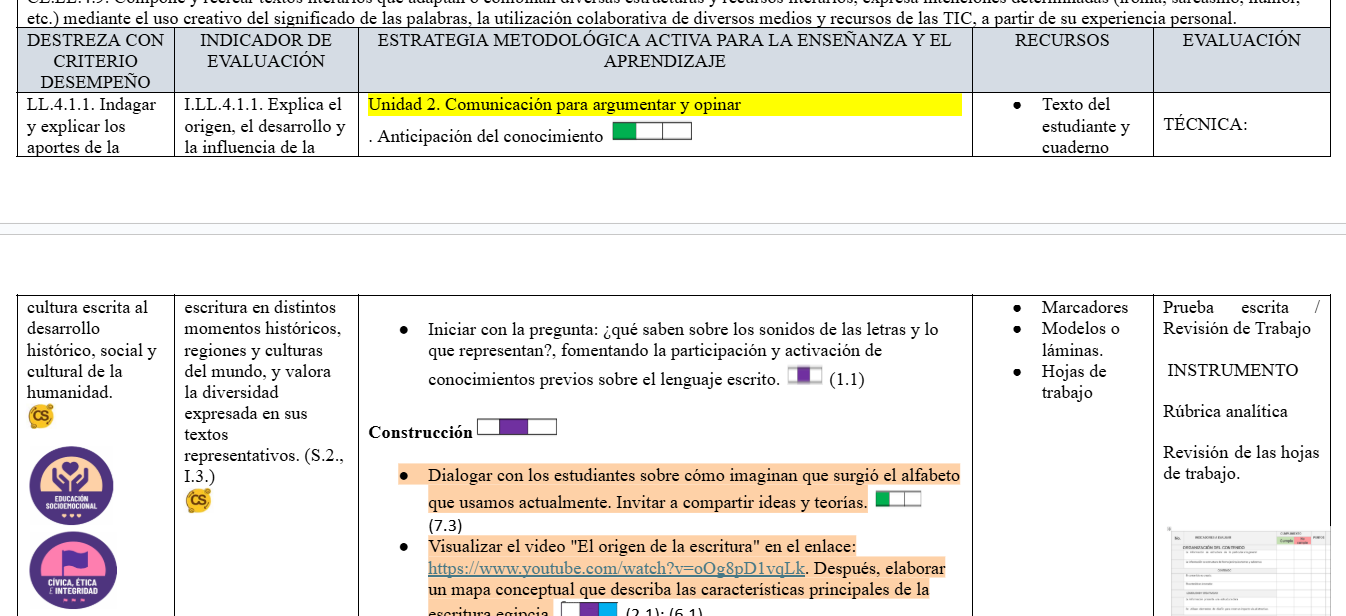 Mega Pack Docente® 8vo año Lengua y literatura