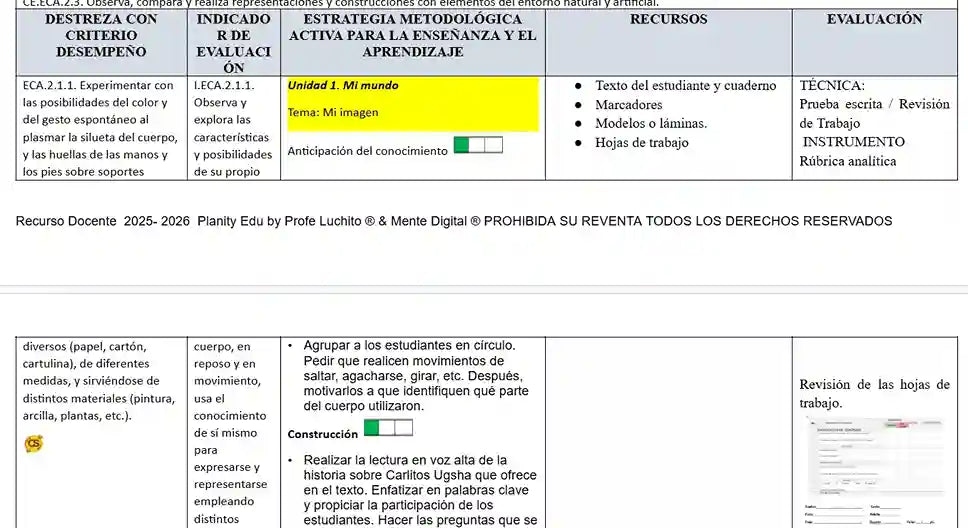 Mega Pack Docente® 2do de Básica