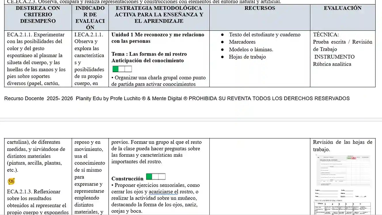 Mega Pack Docente® 4to de Básica