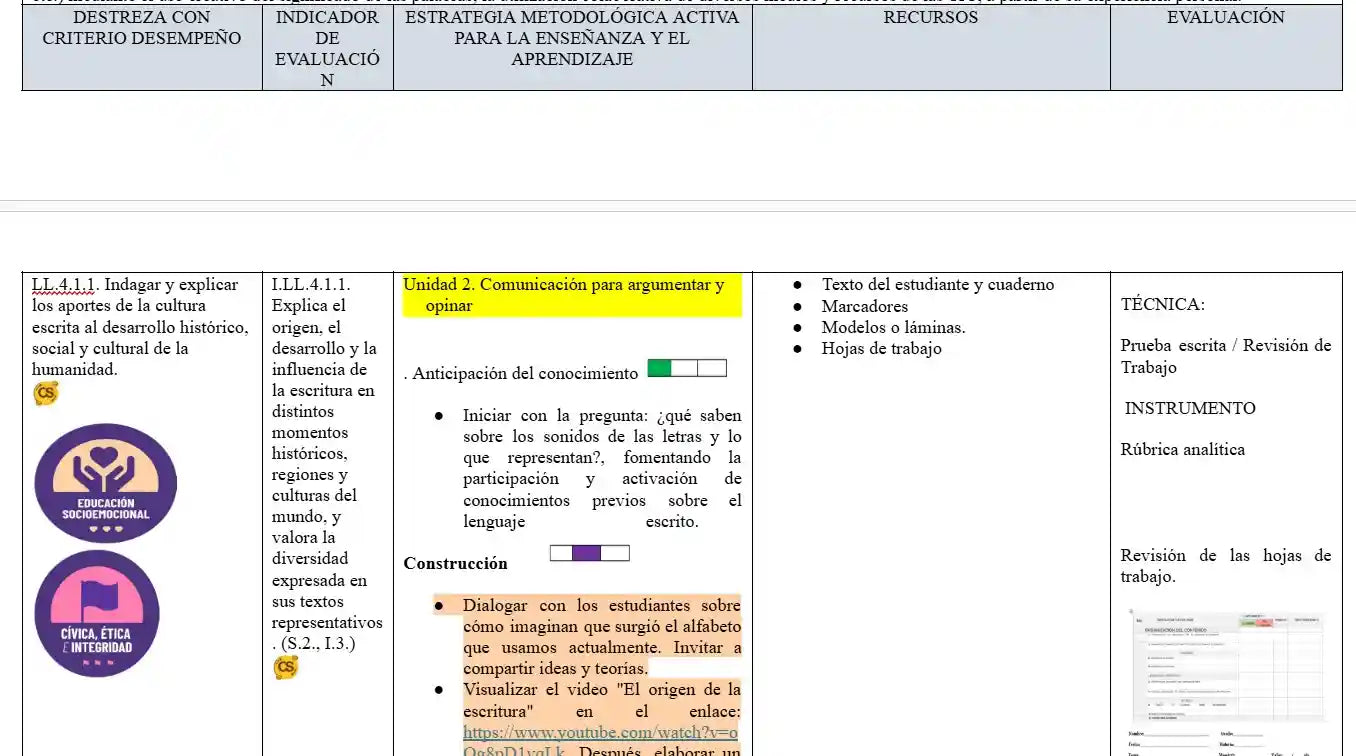 Mega Pack Docente® 8vo año Lengua y literatura