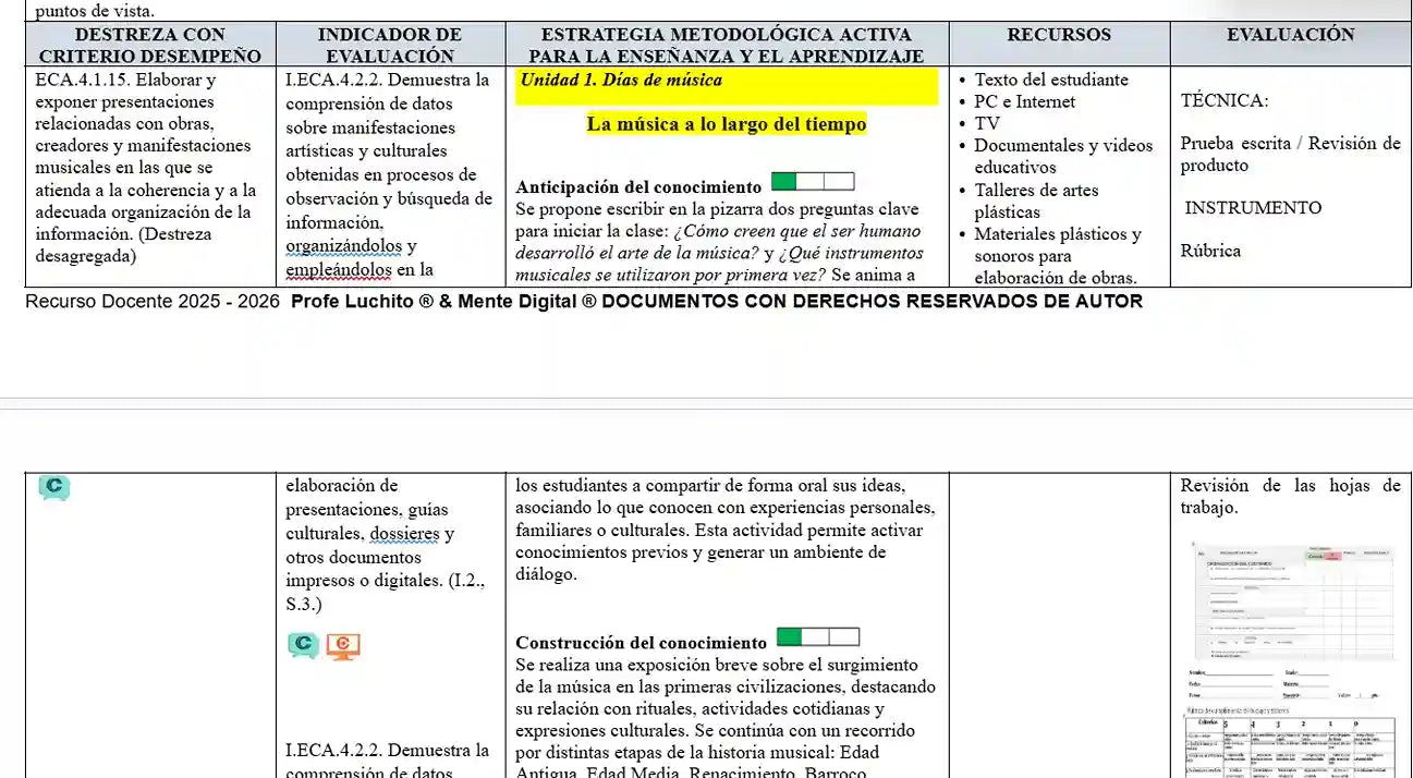 Hiper Pack  Docente ® ECA  8vo,9no 10mo