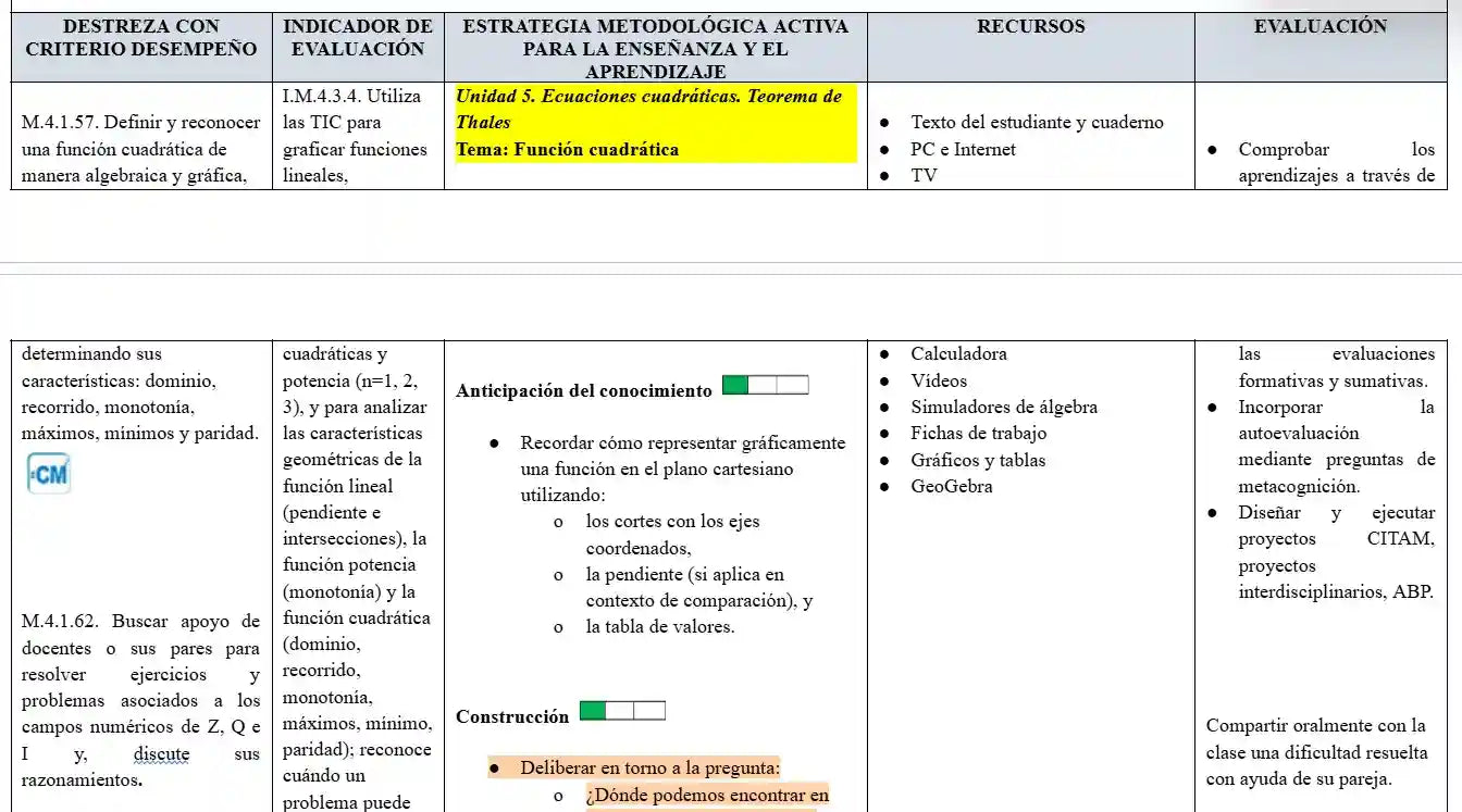 Mega Pack Docente® 10 mo año Matemática