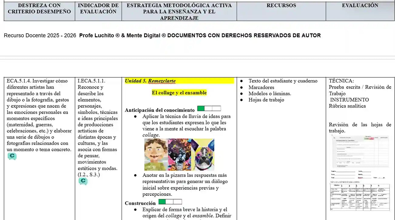 Mega Pack Docente® 1ero  BGU ECA
