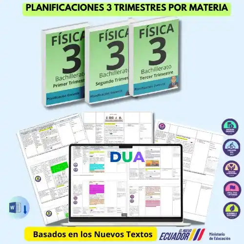 Mega Pack Docente® 3ero BGU Física
